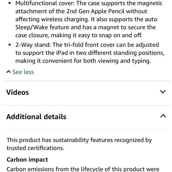 Black iPad Pro 11” slim case with cover - Picture 7 of 7